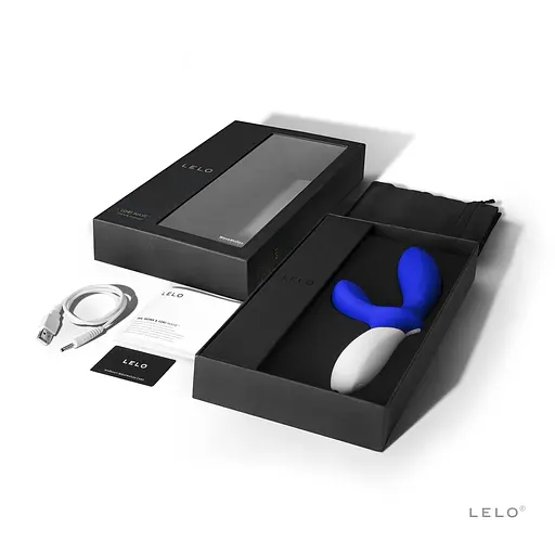 Стимулятор простати Lelo Loki Wave, 19.6 см синій - фото 4
