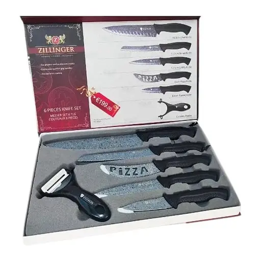 Набор ножей для кухни Zillinger ZL-902 кухонные ножи 6 предметов - фото 2