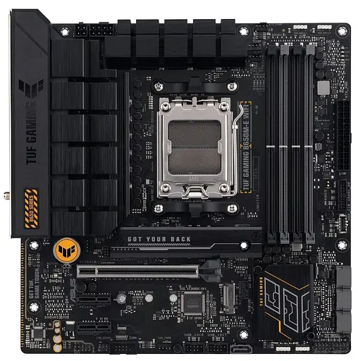 Материнская плата ASUS TUF GAMING B650M-E WIFI (TUF GAMING B650M-E WIFI) (Socket AM5, AMD B650, Micro-ATX) - фото 1