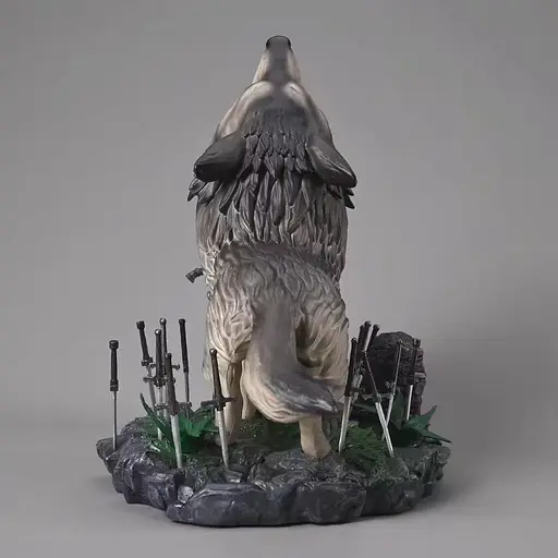 Коллекционная фигурка Дарк Соулс Сиф Великий Волк и Рыцарь Dark Souls Wolf Sif and Knight 21 см CH DS WSK - фото 4