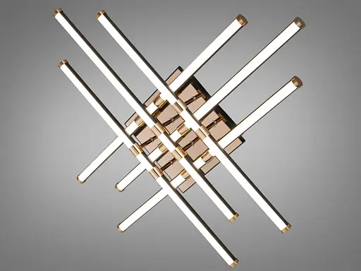 Стельова LED люстра Diasha чорна 80 Вт до 14 м² - фото 4