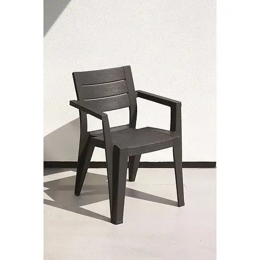 Стул садовый пластиковый Keter Julie серый - фото 7