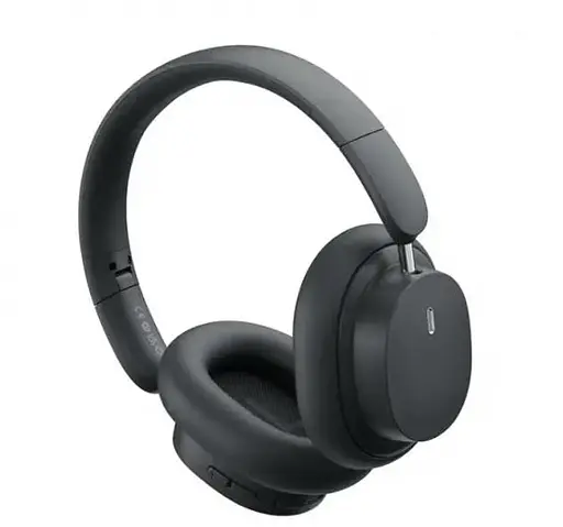 Бездротові навушники Baseus Bowie D05 Wireless Headphones, BT5.3, AUX, 600mAh, 70h, Black A00024601113-00 - фото 3