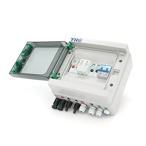 Комбінатор для сонячних систем YRO YRPVB-2/1CB DC550V з блискавкозахистом - фото 1