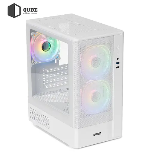 Корпус QUBE GEON ARGB White (GEON_GWNU3) - фото 4