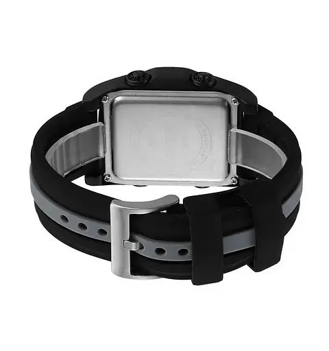 Годинник наручний чоловічий Skmei 2203 (Чорний з сірим) - фото 9