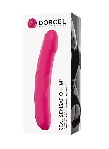 Ділдо Dorcel Real Sensation M Magenta, силікон - фото 3