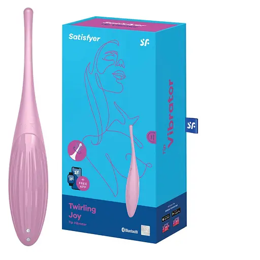 Стимулятор клітора Satisfyer Twirling Joy 18 см рожевий - фото 4