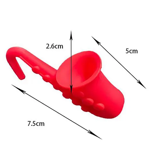 Силіконовий підйомник підставка для кришки каструлі для виходу пари, Kitchen Master Помаранчевий 85940 - фото 9