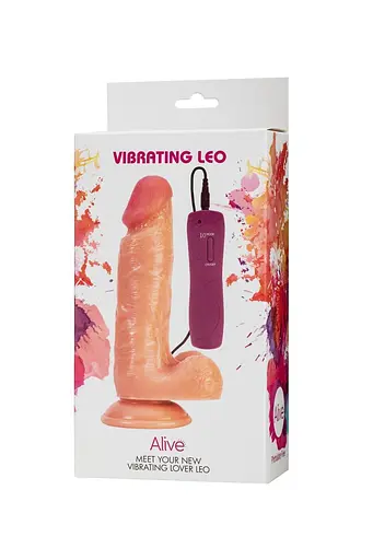 Фалоімітатор Alive Leo з вібрацією, ПВХ, діаметр 3,8 см - фото 2