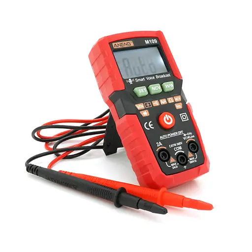 Мультиметр ANENG M109, вимірювання: V, A, R, C, T, F - фото 1