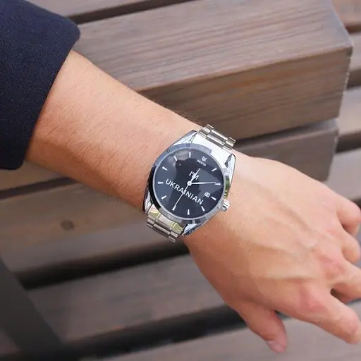 Мужские наручные часы Besta I am Ukrainian (Серебристые) - фото 9