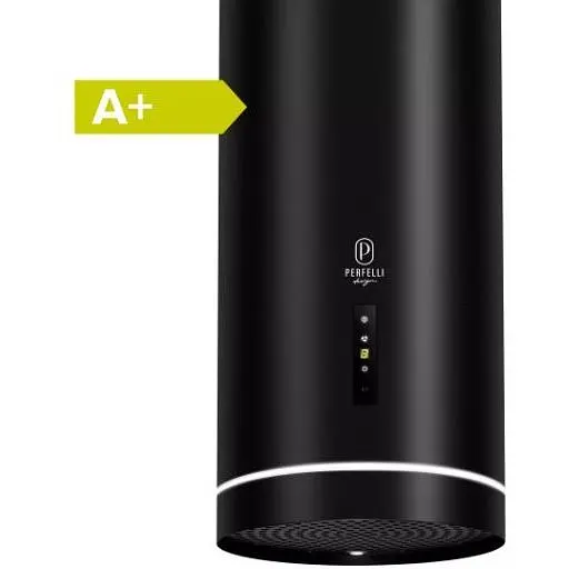 Витяжка острівна Perfelli Design Ricco 35 Nero Silenzio