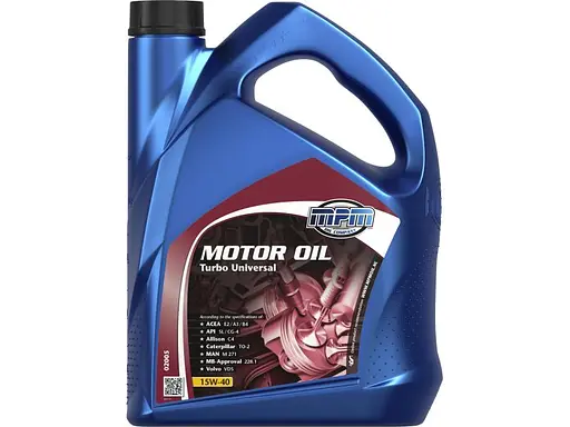 Моторна олива MPM Turbo Universal 15W40 5л (02005)