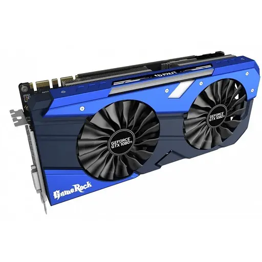 Видеокарта Palit GTX 1080Ti 11Gb GameRock Premium Edition (NEB108TH15LC-1020G) (GDDR5X, 352 bit, PCI-E 3.0 x16) Б/у - фото 2