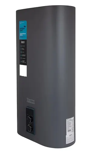 Водонагреватель электрический Thermo Alliance, 2 кВт, сухой ТЭН, 50 л плоский, вертикальный, прямоугольный, серый (DT50V20GPDD2G) - фото 3