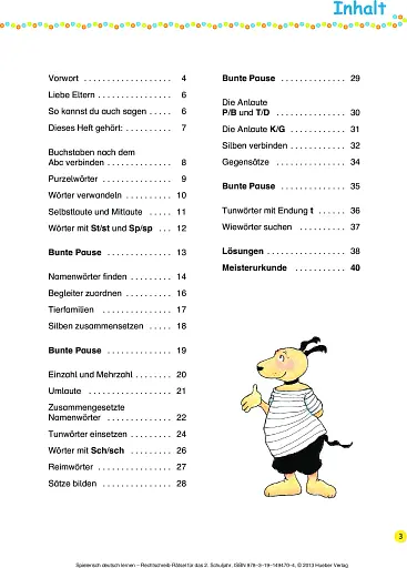 Spielerisch Deutsch lernen. Rechtschreib-Ratsel fur das 2. Schuljahr - фото 2