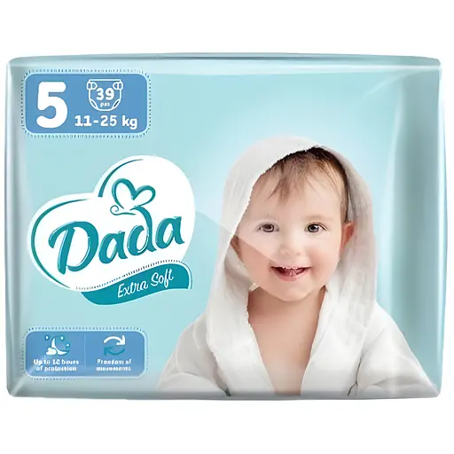 Подгузники Dada Extra Soft 5 (11-25 кг) 39 шт. - фото 1