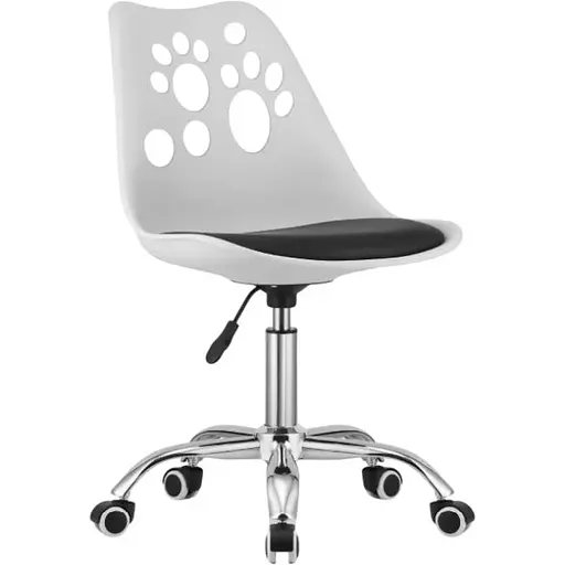 Офисное кресло Leobert Print бело-черный