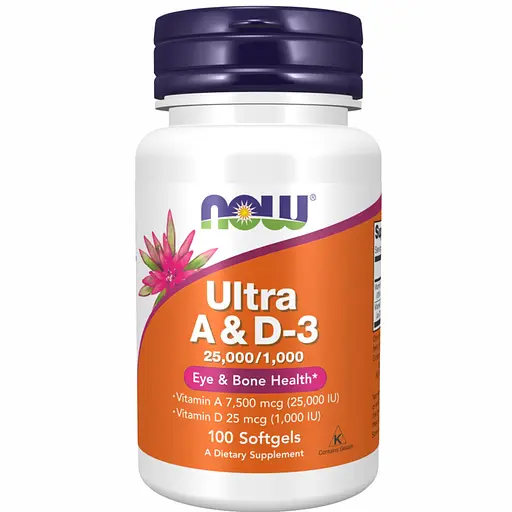 Витамины А и Д Now Foods Ultra A & D 25000/1000 100 софтгель