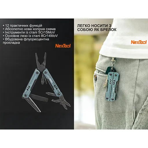 Мультитул Nextool Mini Sailor S11 Pro NE20382A - фото 7