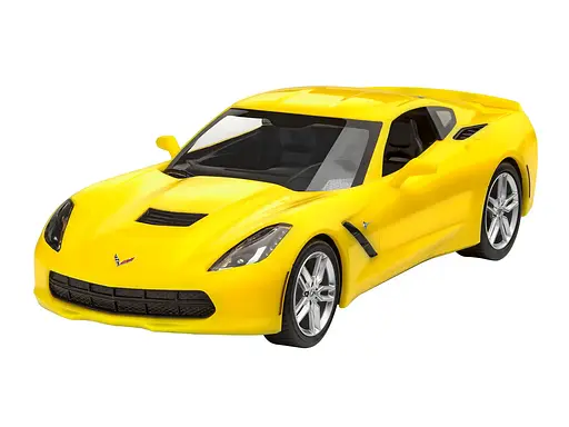 Конструктор Revell автомобіль 2014 Corvette Stingray 1:25 жовтий 07449 - фото 2