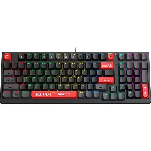 Клавиатура Bloody A4Tech S98 USB RGB Black Red) (S98 Red)) - фото 7