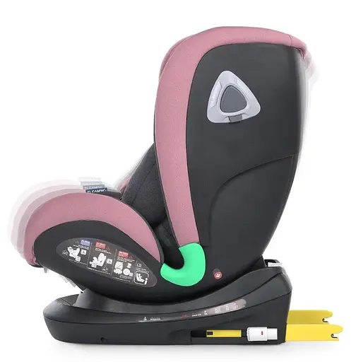 Детске автокрісло El Camino ME 1081-1 i-TRUST PLUS Pale Pink - фото 3