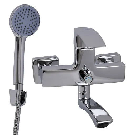 Змішувач для ванни DOMINO RONDO DND-102NE з EURO перемикачем поворотний для комфортного використання та елегантного дизайну - фото 6