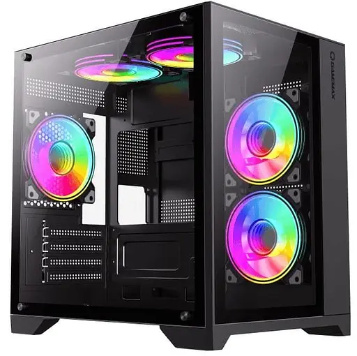 Корпус GameMax Infinity Mini Black (Infinity Mini Black) Без БП - фото 1