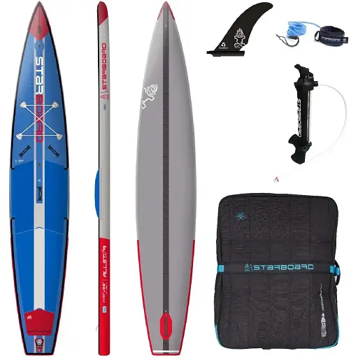 Sup-дошка StarBoard Inflatable Sup 12'6 X 25.5 X 6 All Star Airline Deluxe SC Сірий/Синій (1053-2012210401003)