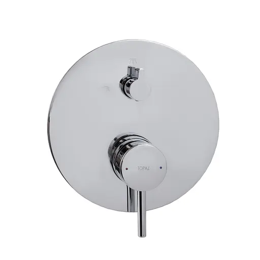 Душова система вбудована TOPAZ LOFT TLF 32205-H39-C змішувач з ручною та верхньою лійкою для ванної кімнати хром - фото 6