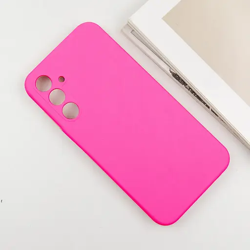 Чохол Silicone Cover Lakshmi Full Camera (AAA) для Samsung Galaxy S25+ Рожевий / Barbie Pink - фото 5