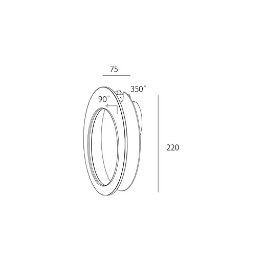 Настінний світильник Skarlat RWLB082 5W WH 3000K - фото 2