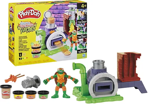  Набор для творчества Hasbro с лепочной массой Play-Doh Ракушки-ниндзя: Пицца-атака(G1829) - фото 3