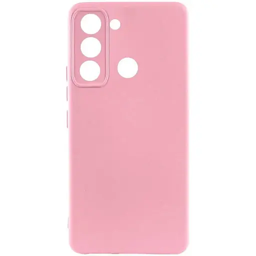 Чехол Lakshmi Silicone Cover Full Camera (AAA) для Tecno Spark 8C Розовый / Light pink