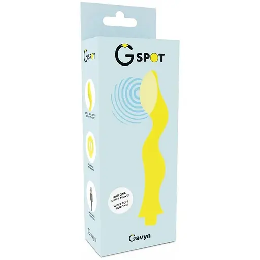 Вибратор для зоны Cyber Silicock G GAVYN желтый G-Spot - фото 6