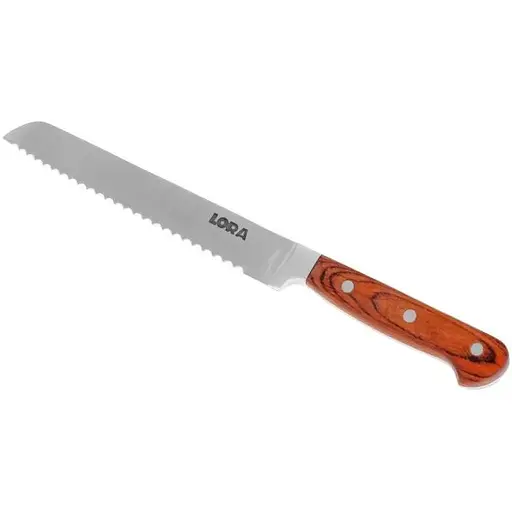 Нож для хлеба из нержавеющей стали 33.5х2.8 см Wood (NS45KN)