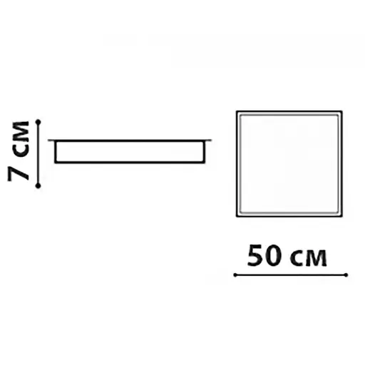 Накладний світильник Friendlylight Mono S50 LED 80W FL2062 - фото 4