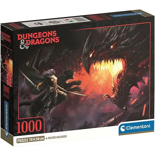 Пазл Dungeons&Dragons (Підземелля і дракони) - 1000 шт. Clementoni 39960