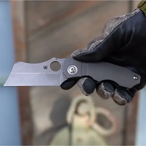 Ніж Spyderco Stovepipe CPM 20CV Titanium - фото 5