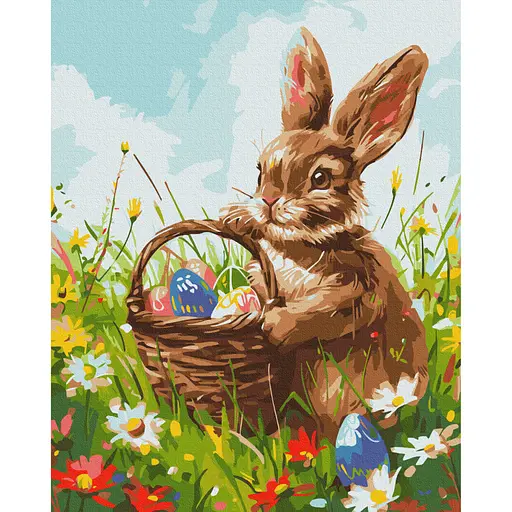 Картина по номерам "Пасхальный посланник" Brushme BS53931, 40x50 см - фото 1