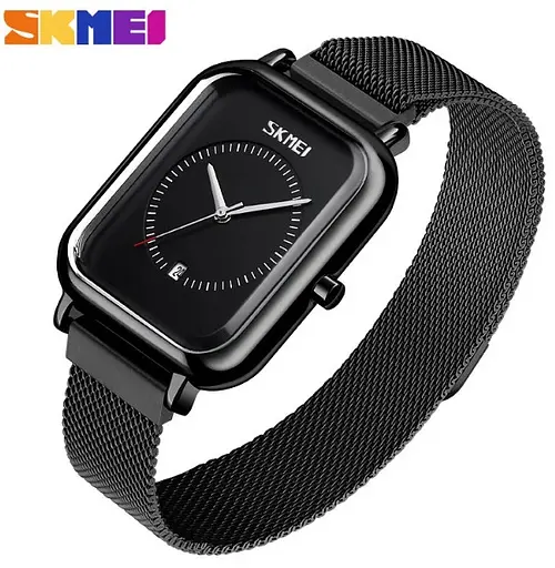 Мужские наручные классические часы Skmei 9207 Черный - фото 2