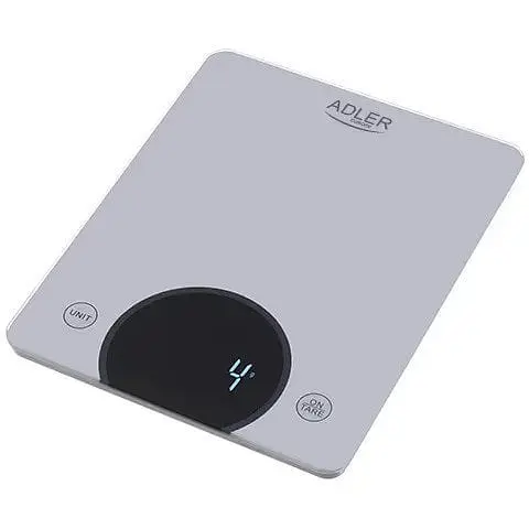 Ваги кухонні з LCD-дисплеєм Adler AD 3173 10kg silver - фото 1