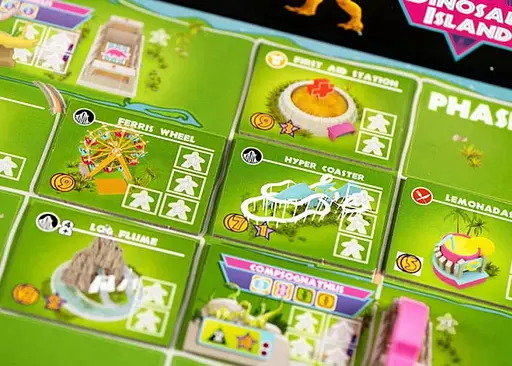 Настольная игра Pandasaurus Games Остров Динозавров (Dinosaur Island) (англ.) (PAN201703) - фото 4