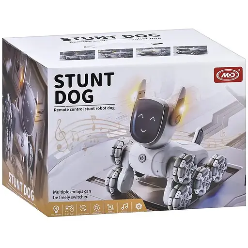 Радиоуправляемая игрушка Животное MD573A с музыкой, светом и программированием 36 см розовая - фото 2