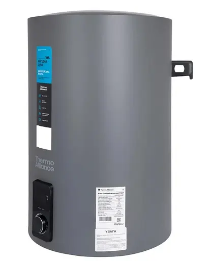 Водонагрівач електричний Thermo Alliance, 2 кВт, сухий ТЕН, 100 вертикальний, циліндричний, сірий (D100V20J3(D)KG) - фото 3