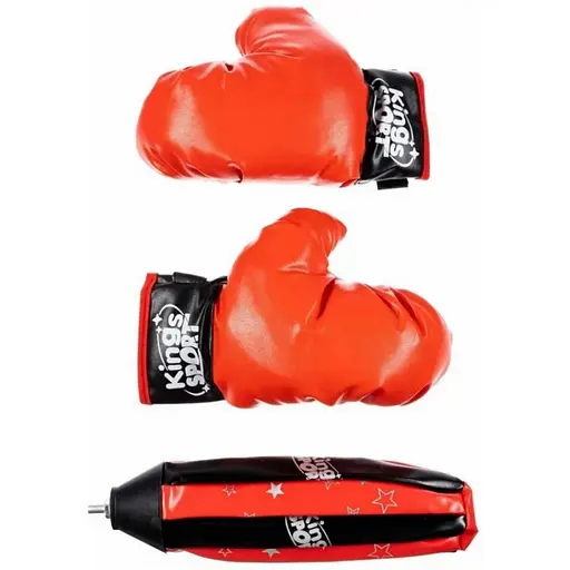 Боксерський набір BB114 надувна груша, 20 см, на стійці 80-110 см