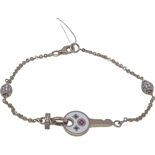 Золотой браслет Столичная Ювелирная Фабрика. 321848ж бел 19