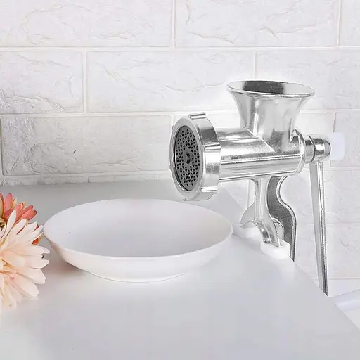 Мясорубка ручная механическая в коробке из литого алюминия 26х18х9 см (Ø отверстий в решётке 5 мм ), Zauberg 87215 - фото 6